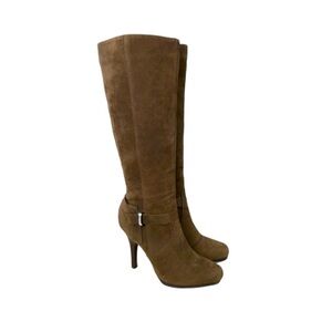 Worthington Boots Womens 9.5 Tall (olive green) Stiletto